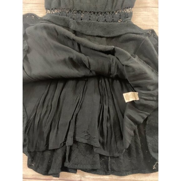 Free People Women's Black Bohemian Daisy Dress - 0 - Picture 9 of 12